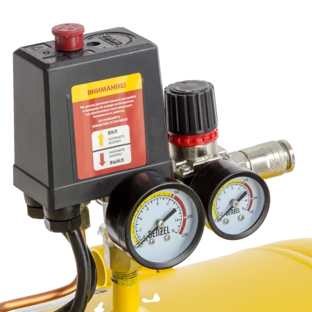 Компрессор воздушный DENZEL X-PRO DKV2200/100, 2.2 кВт, 400 л/мин, 100 л