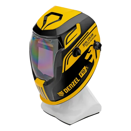 Щиток защитный лицевой DENZEL (маска сварщика) F10, см. окно 100х96, Real Color, DIN 4-8/9-13