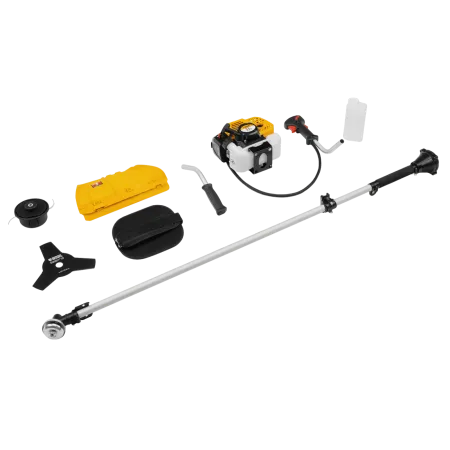 Триммер бензиновый DENZEL DTS-33, 33 см3, неразъемная штанга, состоит из 2 частей