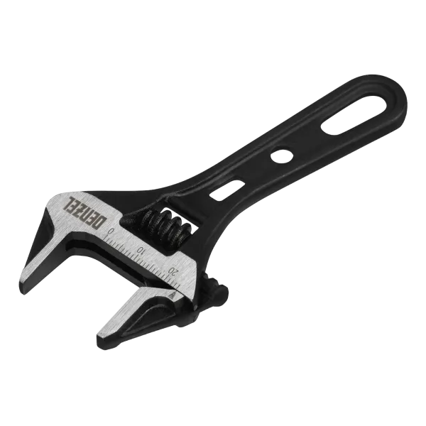 Ключ разводной DENZEL 115 мм, CrV, кованый, укороченная рукоятка