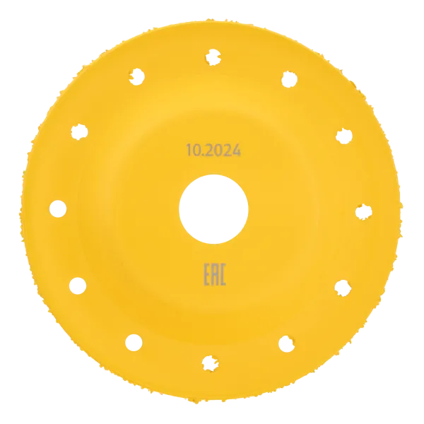 Чашка твердосплавная зачистная DENZEL, 125 мм, Наклонная, среднее зерно #16