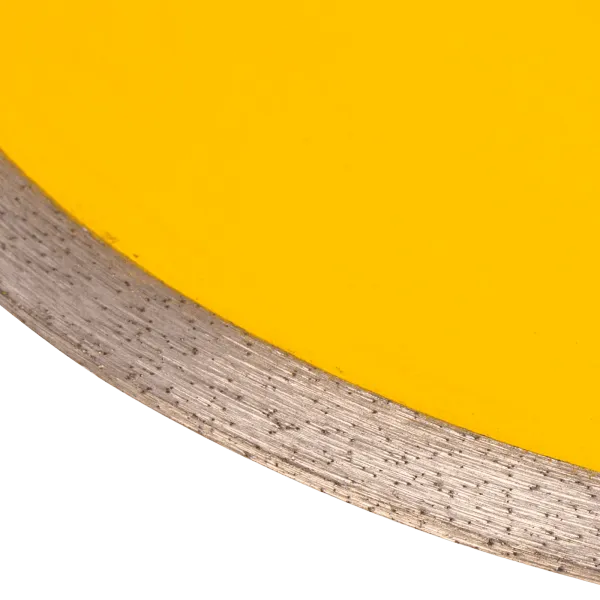 Диск алмазный отрезной DENZEL 230 х 22,2 мм, сплошной, супертонкий, горячий пресс, мокрое резание