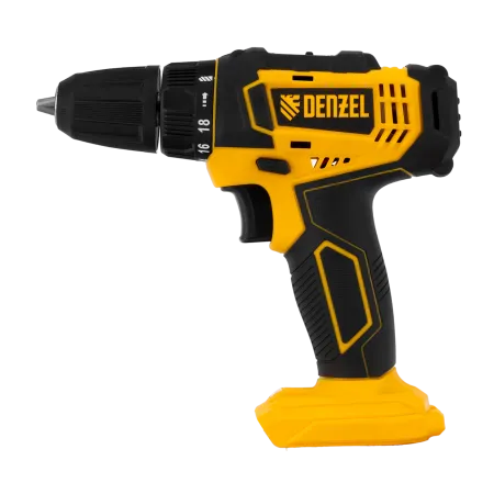 Дрель-шуруповерт аккумуляторная DENZEL CDL-18-0, Li-Ion, 18 В