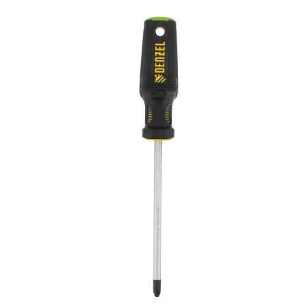 Отвертка DENZEL PZ3x150 мм, CrV, трехкомпонентная рукоятка