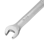 Ключ комбинированный трещоточный DENZEL, 8 мм, CrV, матовый хром