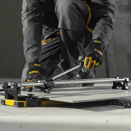 Плиткорез DENZEL 600х14мм, цельнометал. напр., каретка на подш., стальная станина, рукоятка-пенал