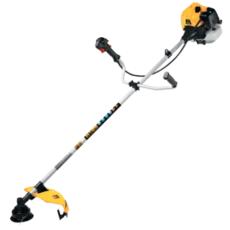 Триммер бензиновый DENZEL DT-52E, 52 см3, неразъемная штанга, электростартер, состоит из 2 частей