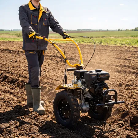 Мотоблок DENZEL DPT-370X, 7 л.с, дисковое сцепление,  фрез 3 x 4, ВОМ, передачи 3В/1Н