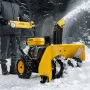 Снегоуборщик гибридный с функц. подметания DENZEL SWB-600, 212 сс, руч. старт, 2 насадки