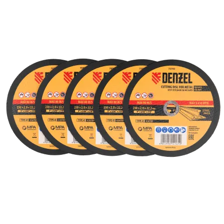 Круг отрезной по металлу DENZEL 73792, 230 x 2 x 22.2 мм