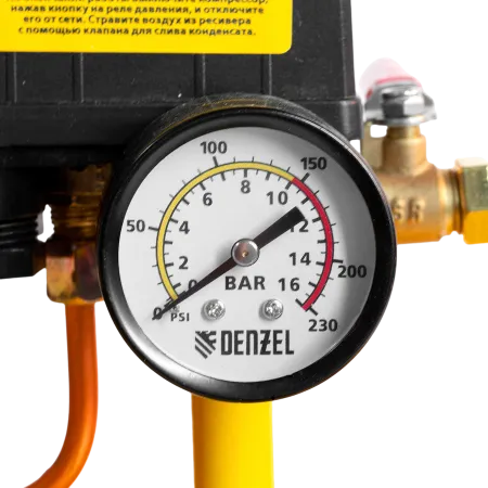 Компрессор воздушный DENZEL BCI4000-T/200, 4.0 кВт, ременный привод, 200 литров, 690 л/мин