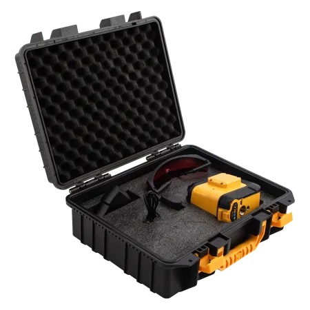 Лазерный уровень DENZEL LX 360-2 Red, 30 м, 635 нм, Li 2800 мАч, 5/8 дюйм