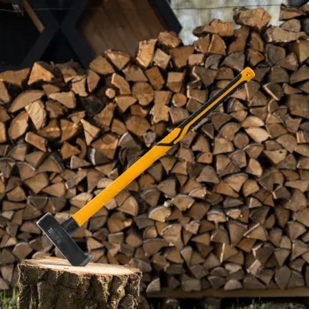 Колун-кувалда DENZEL 4000 г, кованая, фибергласовая  рукоятка c TPR покрытием, 880 мм