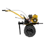 Мотоблок DENZEL DPT-370S, 7 л.с., ремен.сцеп, фрез 3х4, ШОМ, передачи 3В/1Н