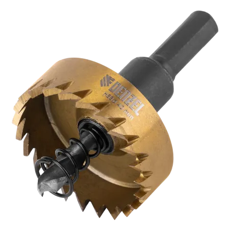 Коронка по металлу DENZEL 724112, 40 мм, HSS, нитридтитановое покрытие