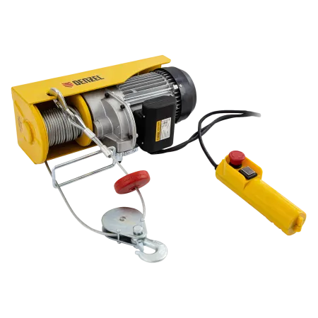 Тельфер электрический DENZEL TF-1000, 1 т, 1600 Вт, высота 12 м, 8 м/мин