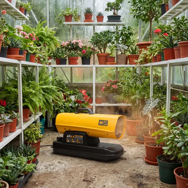 Дизельная тепловая пушка DENZEL DHG-25i, 25 кВт, 600 м3/ч, прямой нагрев, термостат