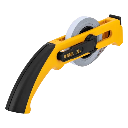 Рулетка геодезическая DENZEL 20 м х 13 мм, открытый корпус, металлическая лента