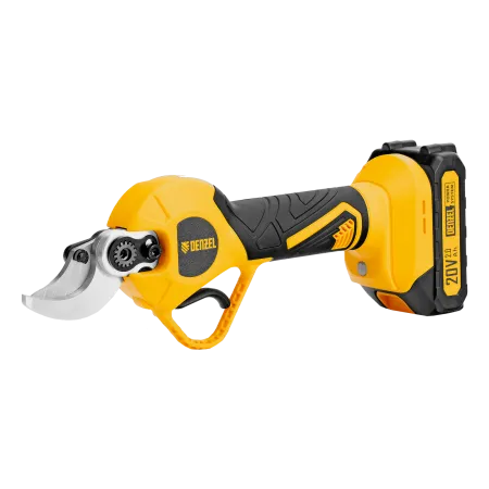 Секатор аккумуляторный, бесщет. DENZEL, CP-30BL, Li-Ion, 20 В, лезвия SK5