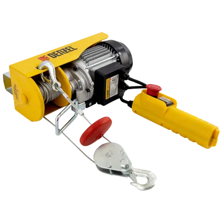 Тельфер электрический DENZEL TF-250, 0.25 т, 540 Вт, высота 12 м, 10 м/мин