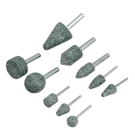 Набор шарошек DENZEL для дрели (ПШМ), 10 шт