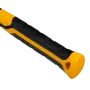 Киянка резиновая DENZEL 450 г, черная, фибергласовая рукоятка c TPR покрытием
