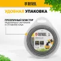Леска для триммера DENZEL 96217 двухкомпонентная звезда, 2,4мм х 15м, блистер EXTRA CORD