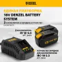 Снегоуборщик аккумуляторный DENZEL ESB-460-0, Li-Ion, 36В