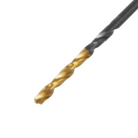 Сверло по металлу DENZEL 2 мм, HSS-Tin, Golden Tip, 10 шт.