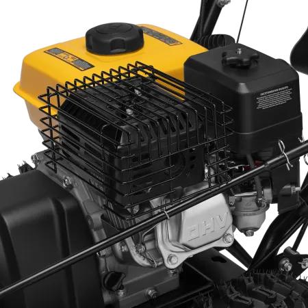 Снегоуборщик гибридный с функц. подметания DENZEL SWB-600, 212 сс, руч. старт, 2 насадки