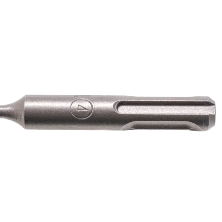 Бур по бетону DENZEL 705002, 4 x 110 мм, двойная спираль, три пылеотводящие кромки