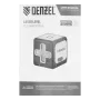 Лазерный уровень DENZEL DQB-T, 30 м, зеленый луч, батарейки, штатив
