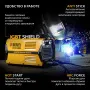 Аппарат инверторный дуговой сварки DENZEL DS-160 Compact, 160 А, ПВ 70%, 1.6-3.2 мм
