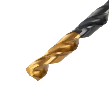 Сверло по металлу DENZEL 4,8 мм, HSS-Tin, Golden Tip, 10 шт.