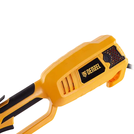 Триммер электрический DENZEL TE-1220, 1200 Вт, 380 мм, катушка, диск, разборная штанга