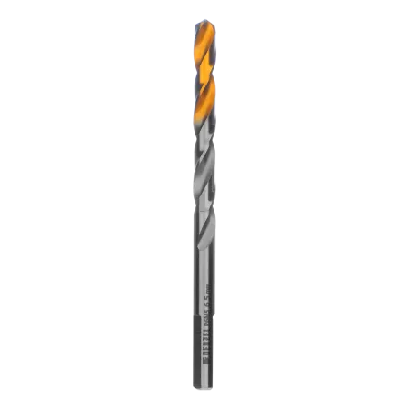 Сверло спиральное по металлу DENZEL 6,5 x 100 мм, Р6М5, Golden Tip