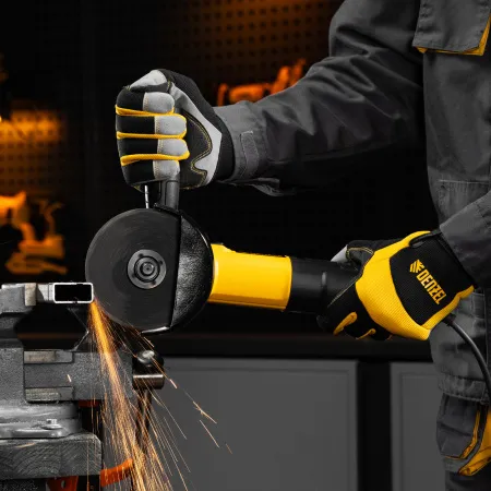 Машина шлифовальная угловая DENZEL AGB125-1700, 1700 Вт, 125 мм, 3000-11000 об/мин