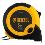 Рулетка DENZEL 5м х 19мм, двухкомп. корпус, кнопка-пауза