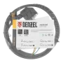 Шнур сетевой Energy Series DENZEL, ПВС, 1,5 м, 3 x 1 мм, с неразборной вилкой, черный