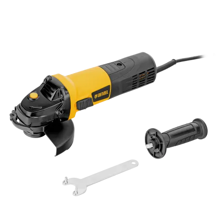 Машина шлифовальная угловая DENZEL AGD125-1000, 1000 Вт, 125 мм, 3000-10000 об/мин