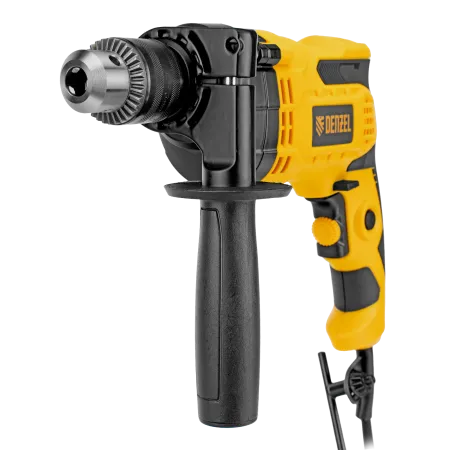 Дрель ударная DENZEL IDD-850, 850 Вт, 0-2800 об/мин, 44800 уд/мин