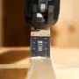 Насадка для МФИ DENZEL 782305 режущая пазовая прямая, BiM, по металлу и дереву, 33 x 1.4 мм