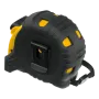 Рулетка DENZEL 5м х 25мм, обрезиненный корпус, автоматическая фиксация