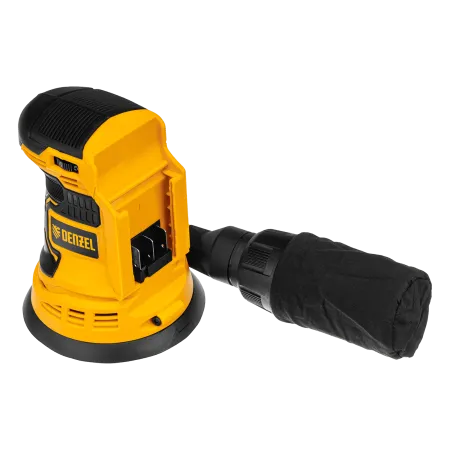 Машина шлифовальная эксцентриковая аккумуляторная DENZEL COS-125-0, 18В Li-Ion