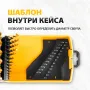 Набор сверл по металлу DENZEL 1-13 мм, HSS-Tin, Golden Tip, 25 шт