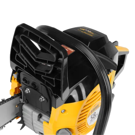 Пила цепная бензиновая DENZEL DGS-5820, шина 50 см, 4.1 л.с, шаг 0.325, 76 звеньев