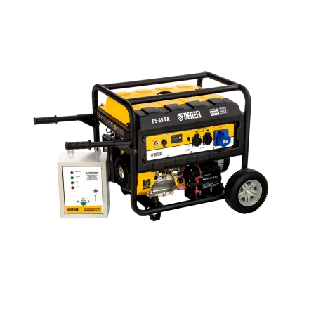 Генератор бензиновый DENZEL PS 55 EA, 5.5 кВт, 230 В, 25 л, электростартер