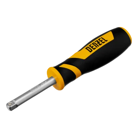 Набор инструментов DENZEL 1/2", 1/4", CrV, S2, пластиковый кейс, 122 предмета