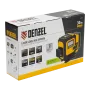 Лазерный уровень мультипризменный DENZEL DLV-360-3T, 30 м, зеленый луч, Li-Ion 2,4 Aч, штатив
