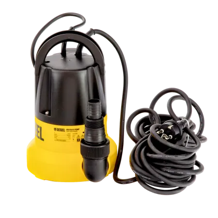 Дренажный насос DENZEL DP500E, 500 Вт, высота подъема 7 м, 7000 л/ч